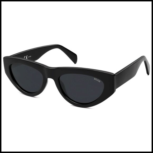 Polarized Cat Eye Sunglasses Retro Vintage 90s Style UV400 Protection main image 4